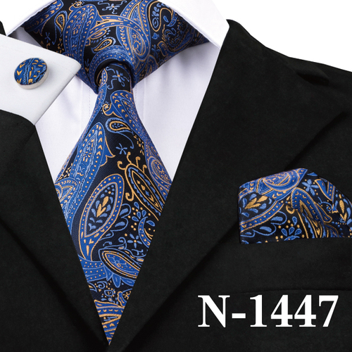 LELE Italian Silk Ties Men Gravatas  Ties Paisley Business Import Silk Neck Tie