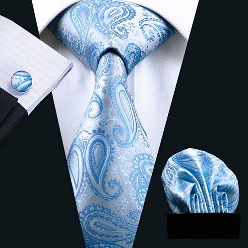 LELE Italian Silk Ties Men Gravatas  Ties Paisley Business Import Silk Neck Tie