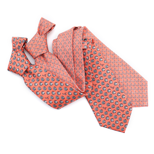 Xinli Self Tipping Digital Printing Tie 100% Silk Handmade Animal Design Necktie  Pattern Printed Fashion Ties for