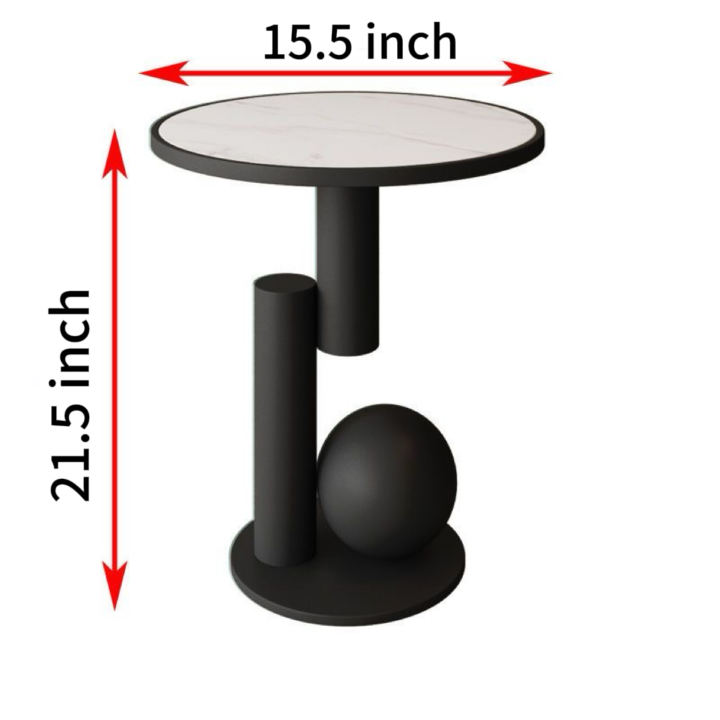 Nordic Style Light Luxury Modern Small Coffee Table for Living Room (1 Piece)
