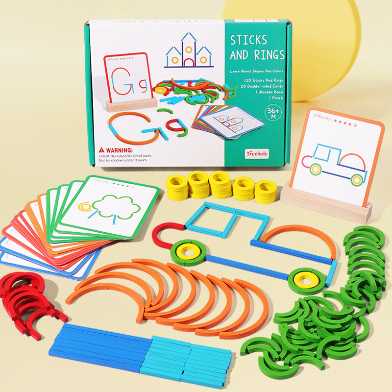 Kids' Shape Sorting Jigsaw Puzzle: Educational Matching Toy