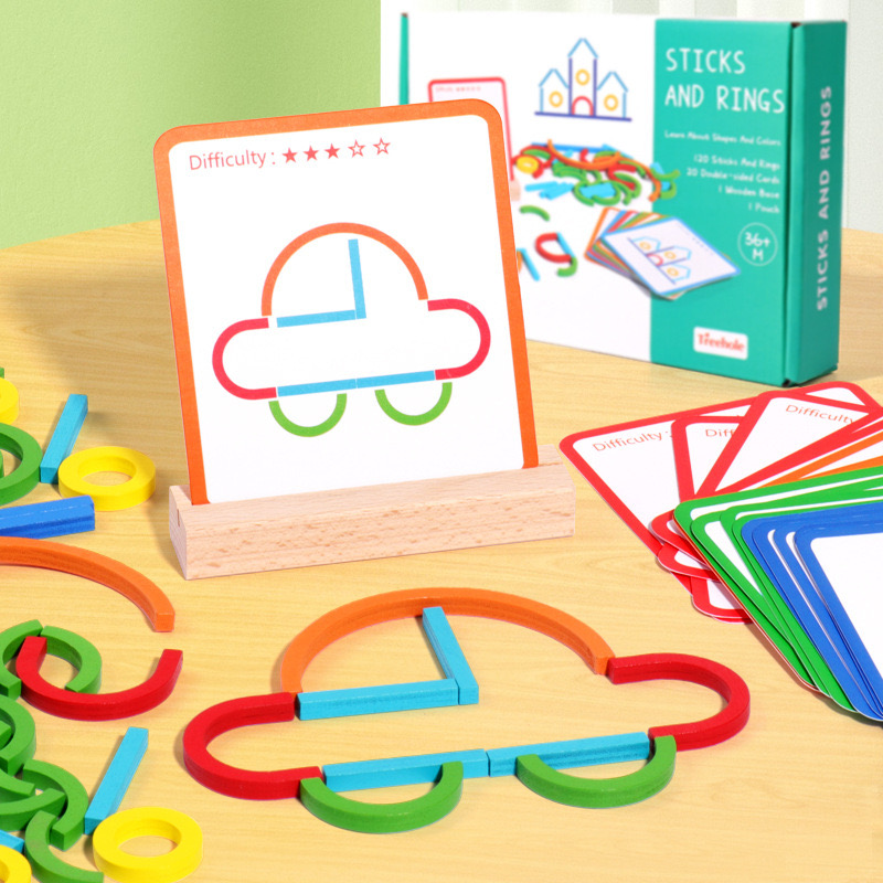 Kids' Shape Sorting Jigsaw Puzzle: Educational Matching Toy