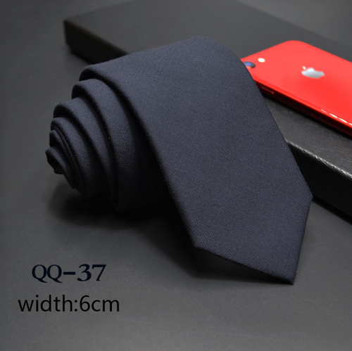 China Tie  Luxury Cravate Linen Wool Blended Necktie Men Slim 6cm Tie