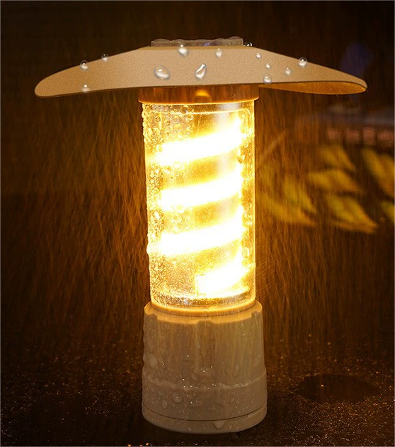 New camping light TYPE-C charging LED atmosphere tent light outdoor multi-functional flashlight emergency light