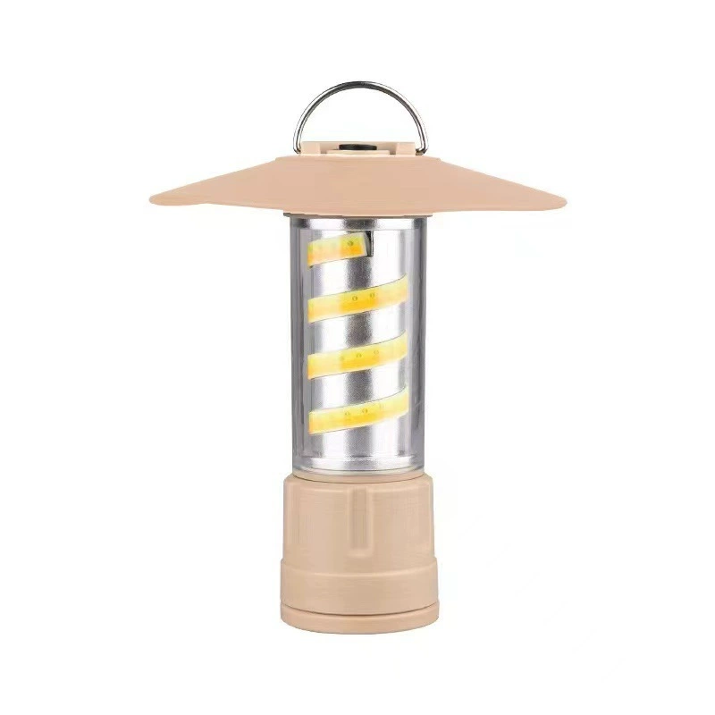 New camping light TYPE-C charging LED atmosphere tent light outdoor multi-functional flashlight emergency light