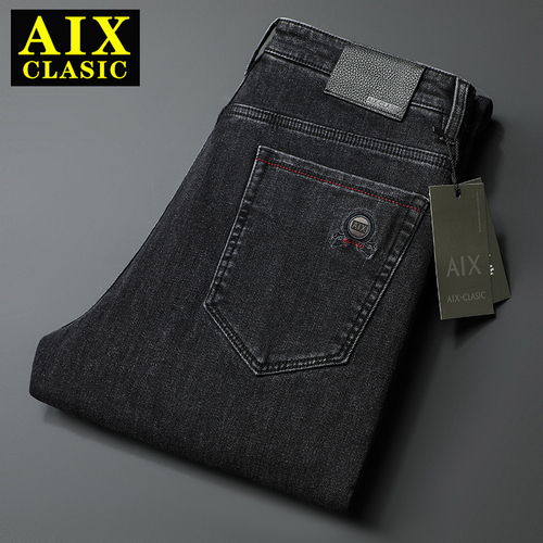 Straight Slim-fit Man Denim Pants Masculino Denim Classic Overalls Trousers