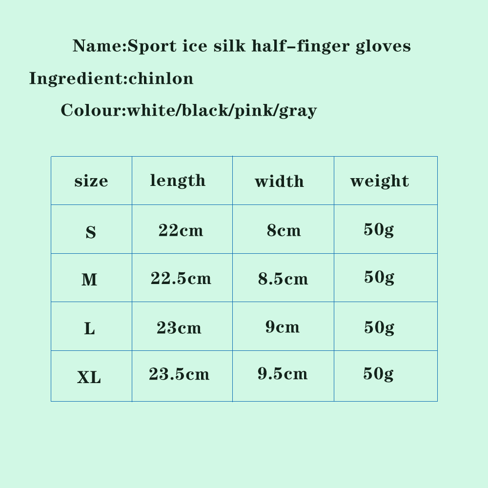 Summer ice silk men and women's UV protection fishing driving riding leakage two finger sunscreen gloves