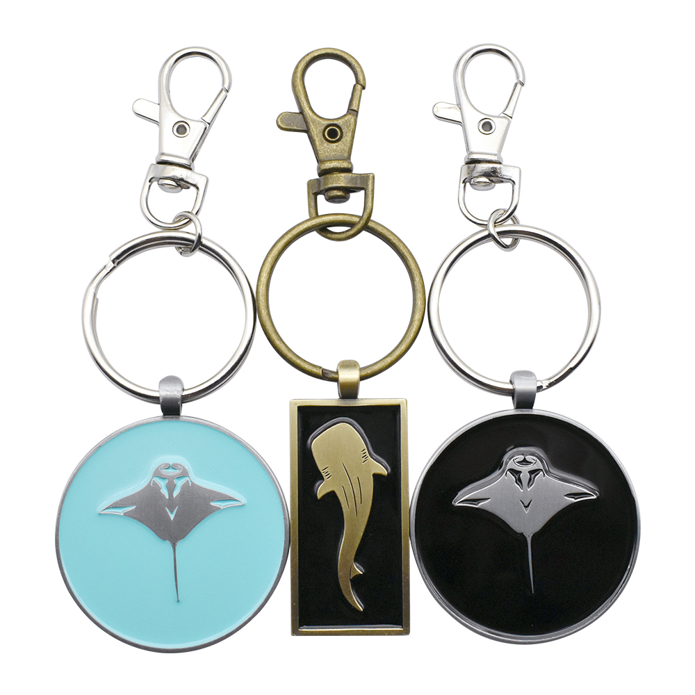  Enamel Key chain Rose Gold Plated Motivational Metal Keychain Hard Enamel Keyring With back Card