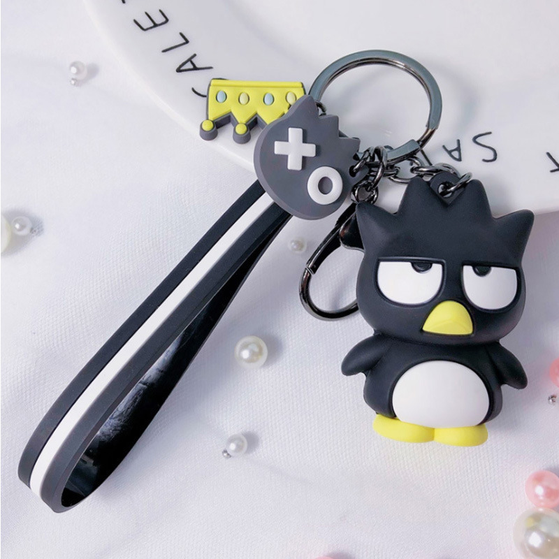  cute colorful kitten 3D cartoon keychain