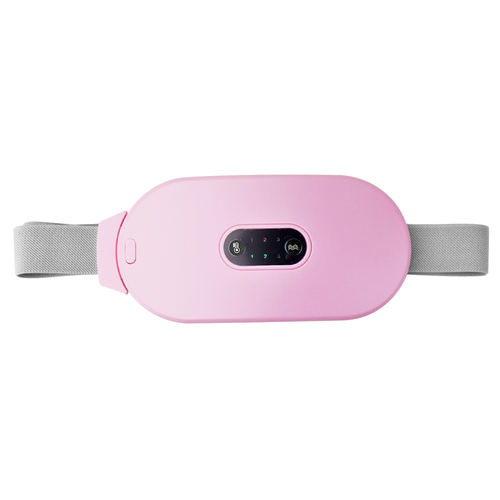 Portable Relief Period Cramps Pain Warm Palace Belt Abdomen Belly Massager Electric Vibrating Menstrual Heating Pad