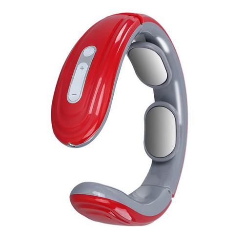 Battery type smart health neck micro-current vibration cervical spine and neck massager