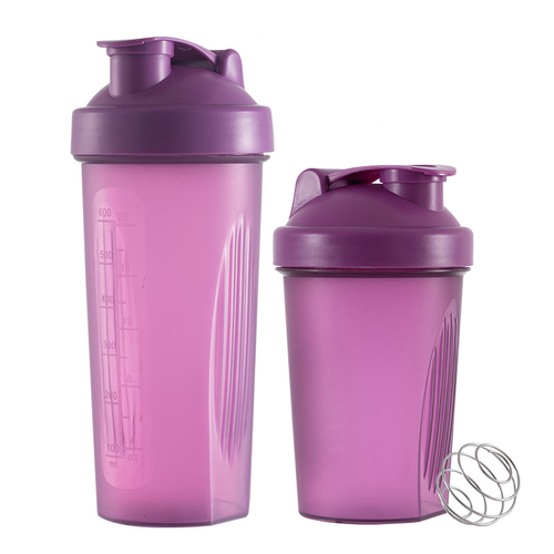 1pcs 600ml 700ml Workout Blender Shaker Bottle Gym Protein Shaker Bottles
