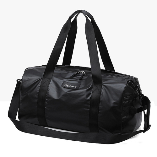  adjusted shoulder strap leisure round barrel shape sports travel duffle bag multifunctional gym bag