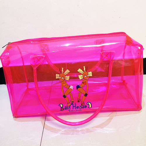 clear overnight tote spend da night pvc duffle bag travel pvc bag PVC transparent colorful duffle bags gym