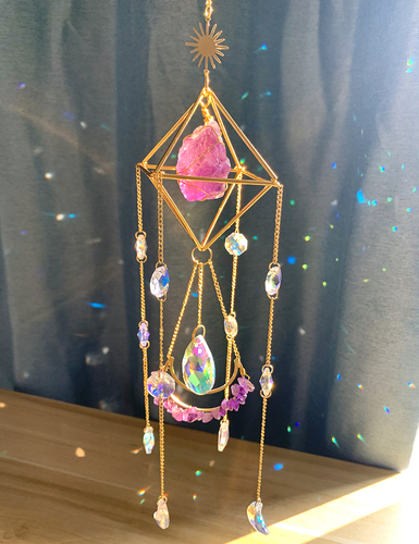 Hot Selling High Quality Handmade Crystal Sun Catcher ization Crystal SunCatcher Hanging Sun Catcher for Decoratio
