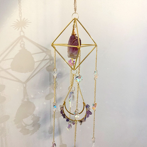 natural crystal handmade  hanging sun catcher crystal sun catchers hanging suncatche  prism rainbowmaker