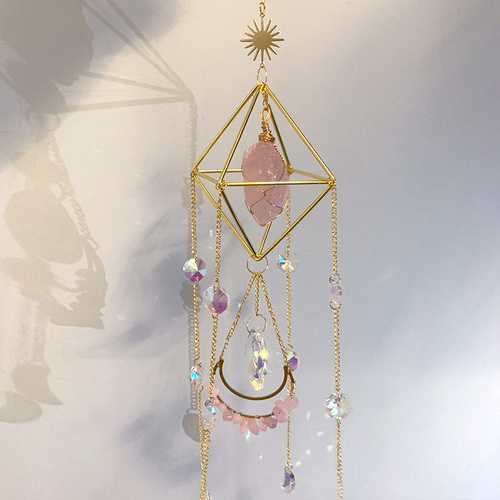 natural crystal handmade  hanging sun catcher crystal sun catchers hanging suncatche  prism rainbowmaker