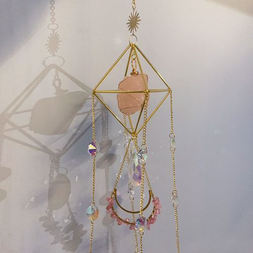 natural crystal handmade  hanging sun catcher crystal sun catchers hanging suncatche  prism rainbowmaker