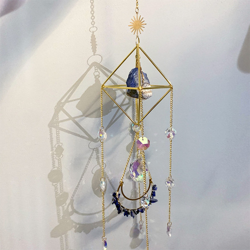 natural crystal handmade  hanging sun catcher crystal sun catchers hanging suncatche  prism rainbowmaker