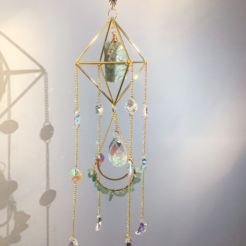 natural crystal handmade  hanging sun catcher crystal sun catchers hanging suncatche  prism rainbowmaker