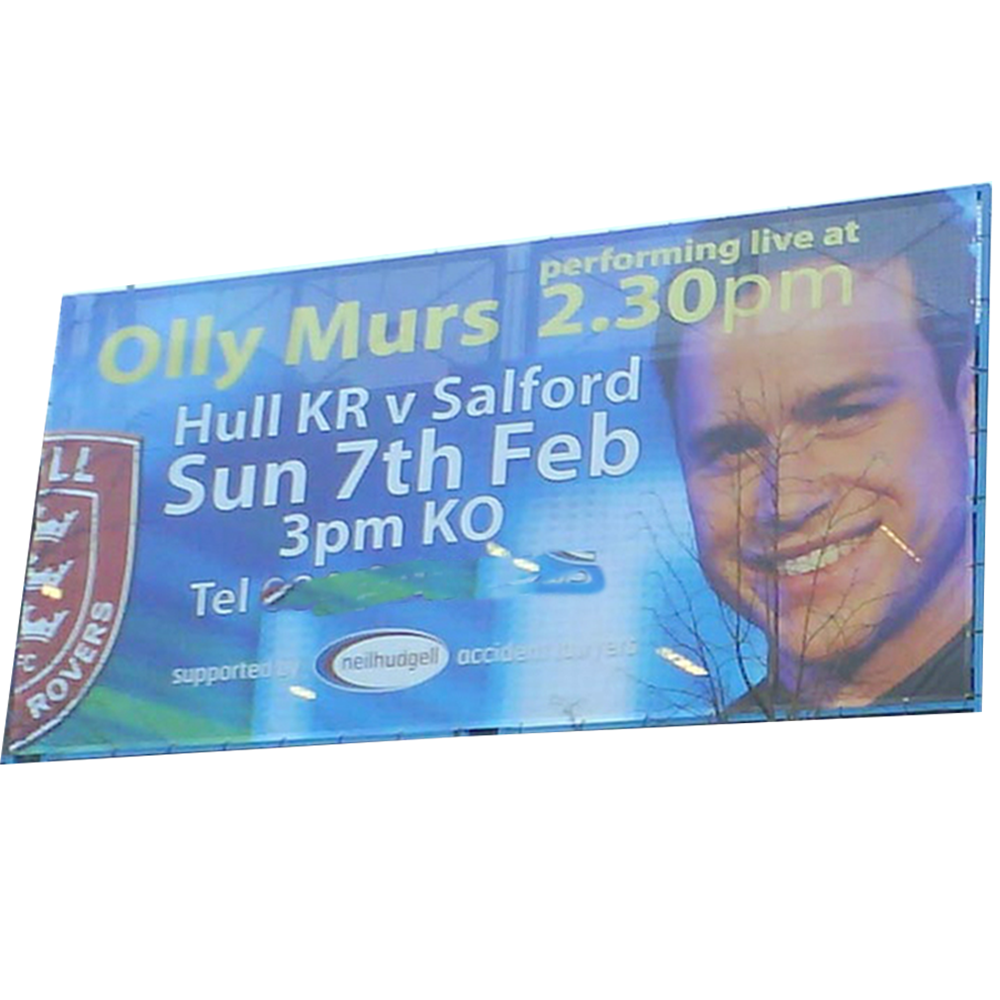   outdoor Fence Wrap Advertising Printing  Background Mesh Banner Decor