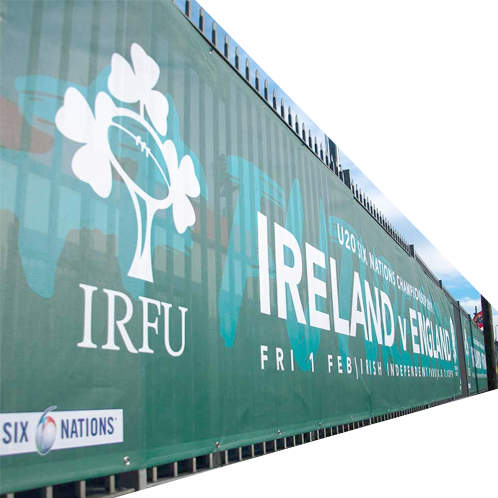   outdoor Fence Wrap Advertising Printing  Background Mesh Banner Decor