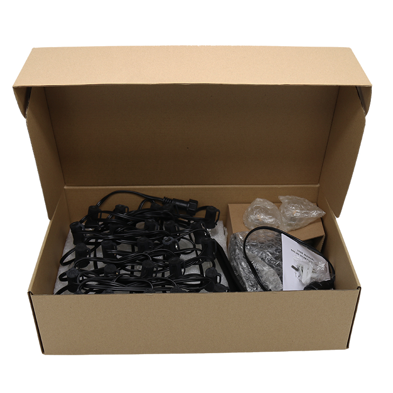 G40 Bulbs Outdoor Waterproof Holiday Light Christmas Decoration G40 Led Solar Powered String Lights