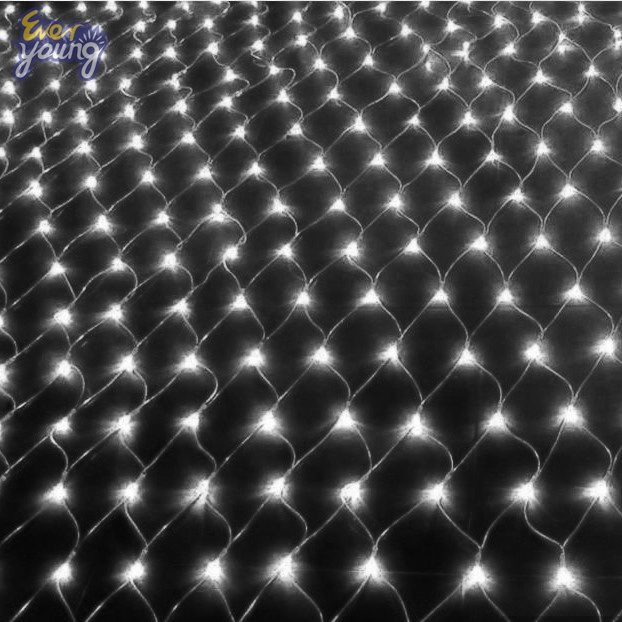 LED Fairy Lights Outdoor Decoration Fishing Net Mesh String Xmas Party Wedding Christmas  holiday  lights for room decor