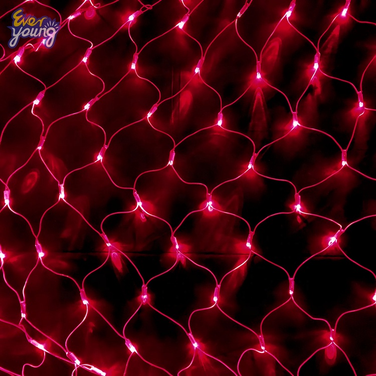LED Fairy Lights Outdoor Decoration Fishing Net Mesh String Xmas Party Wedding Christmas  holiday  lights for room decor