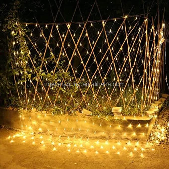 LED Fairy Lights Outdoor Decoration Fishing Net Mesh String Xmas Party Wedding Christmas  holiday  lights for room decor