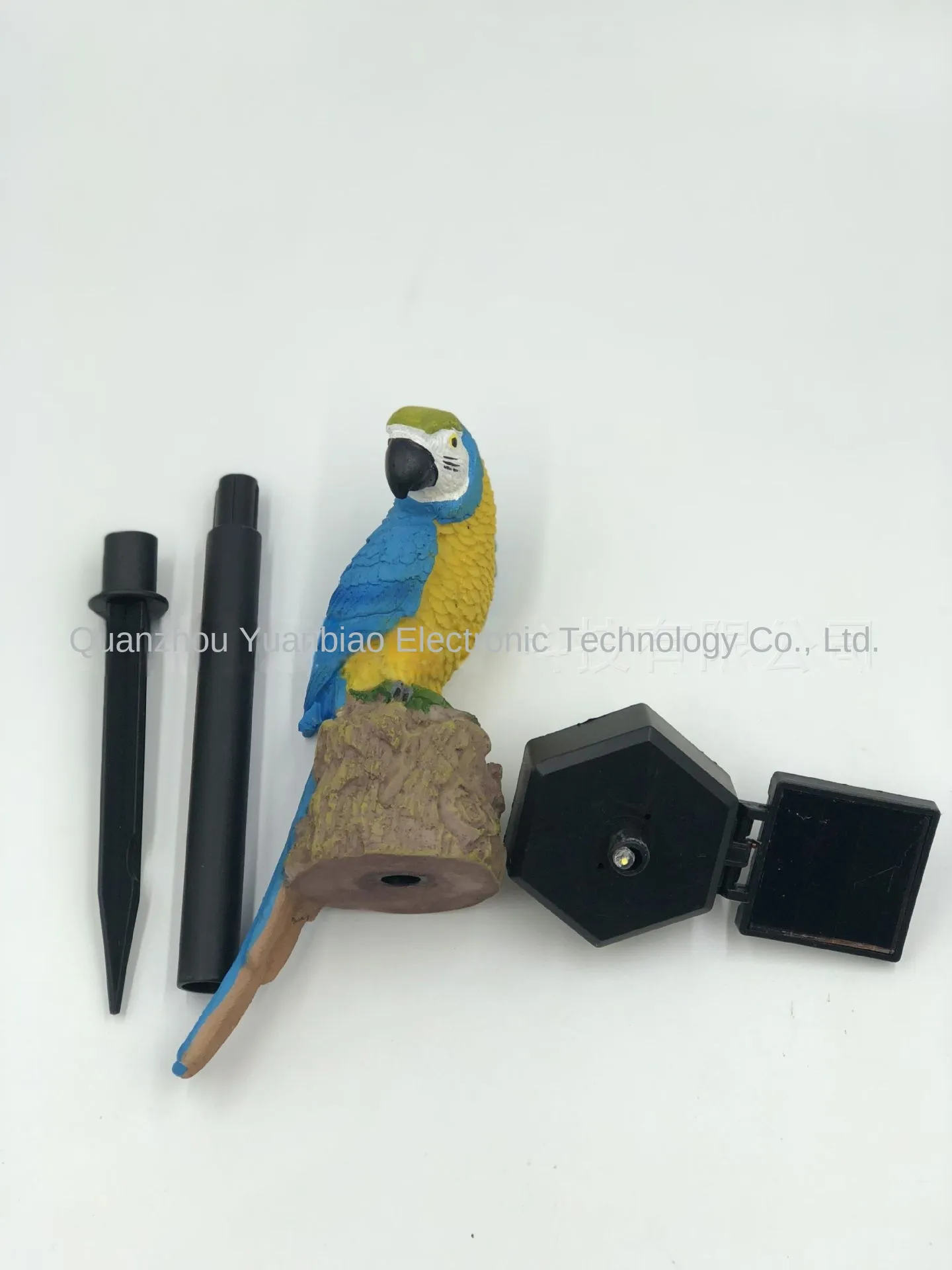 Waterproof LED Solar Resin Parrot Garden Birds Lamp for Outdoor Decoration - izable and Hot Sale
