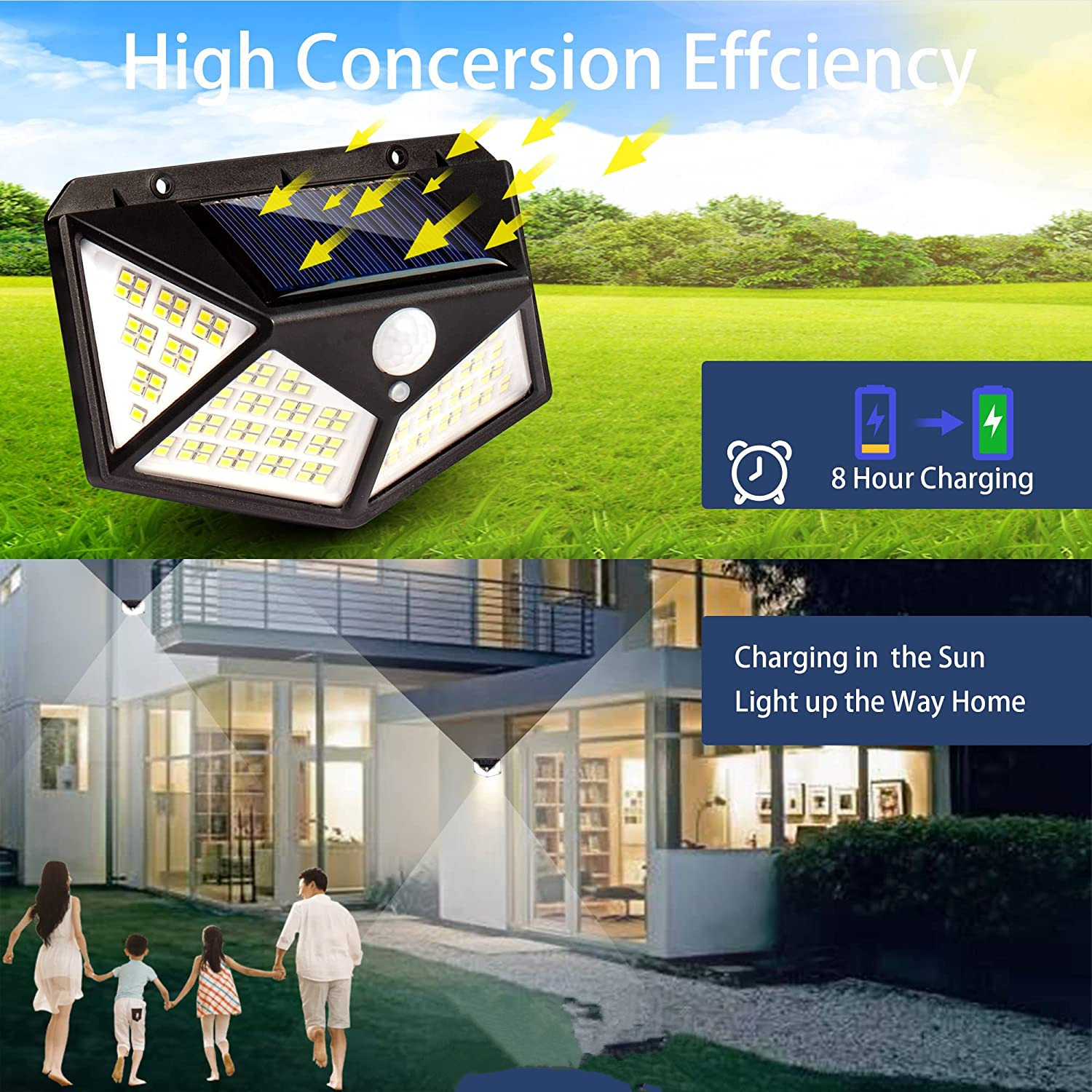 Super Bright Outdoor Solar LED Waterproof Lawn Light Landscape Garden Light Pathway Light Home Decor