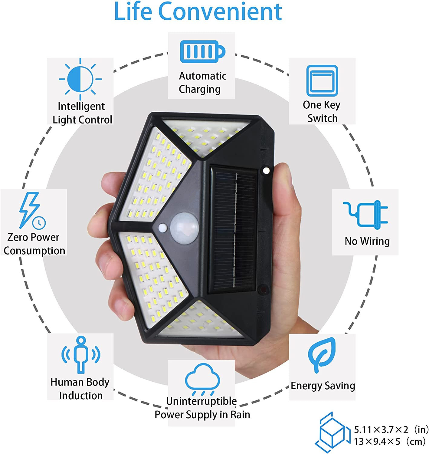 Super Bright Outdoor Solar LED Waterproof Lawn Light Landscape Garden Light Pathway Light Home Decor