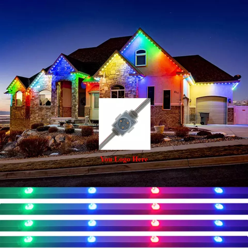 permanent christmas light 2904 landscape point pixel led light rgb outdoor holiday decoration dmx512 24v rgbw dot led