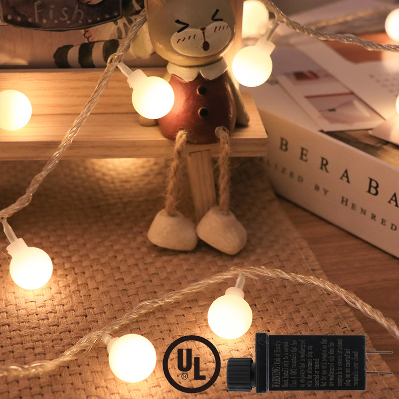 Waterproof IP65 Garden Festoon Festive Holiday Lighting Christmas Decorations Outdoor LED Solar String Light Luminous Wh