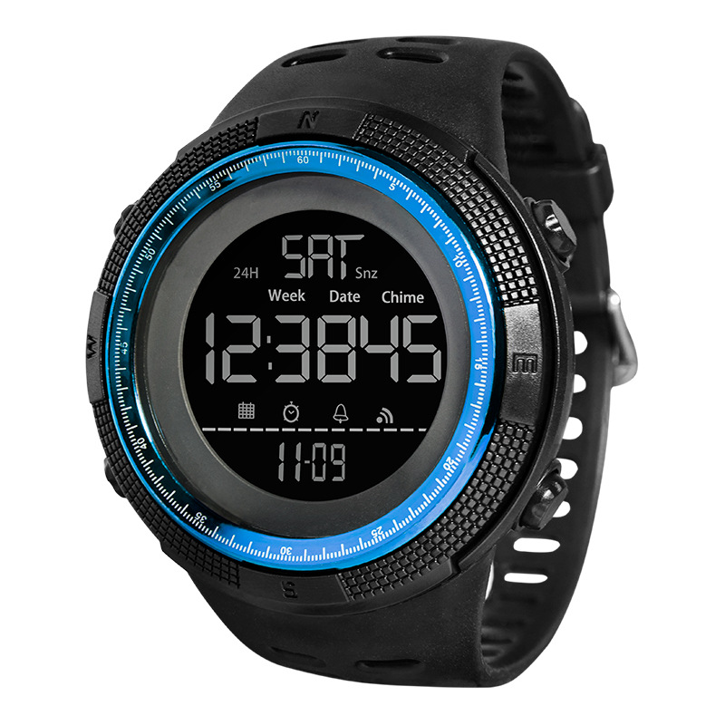SHIYUNMECross-border large dial watch Men's waterproof sports multifunctional luminous electronic watch