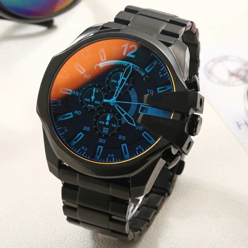 Men Wrist Watches Dual Time Lcd Analog Waterproof Quartz Digital Sports Watch relojs /