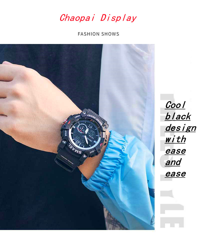 SMAEL Classic Sports E-commerce Popular Quartz Digits for Men's Watches