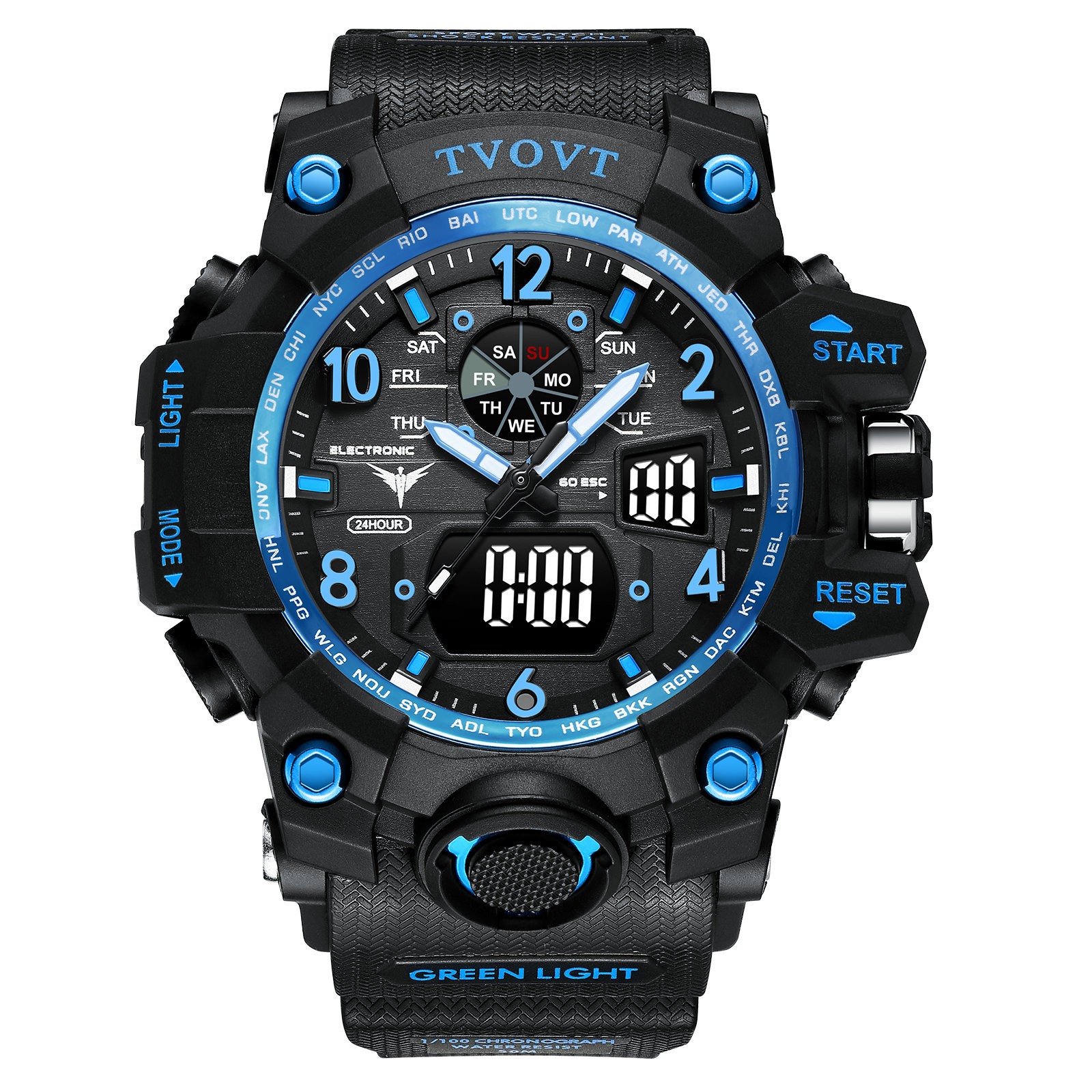 New Design Outdoor Sport Watches for Men Waterproof watch luminous multi-function watch
