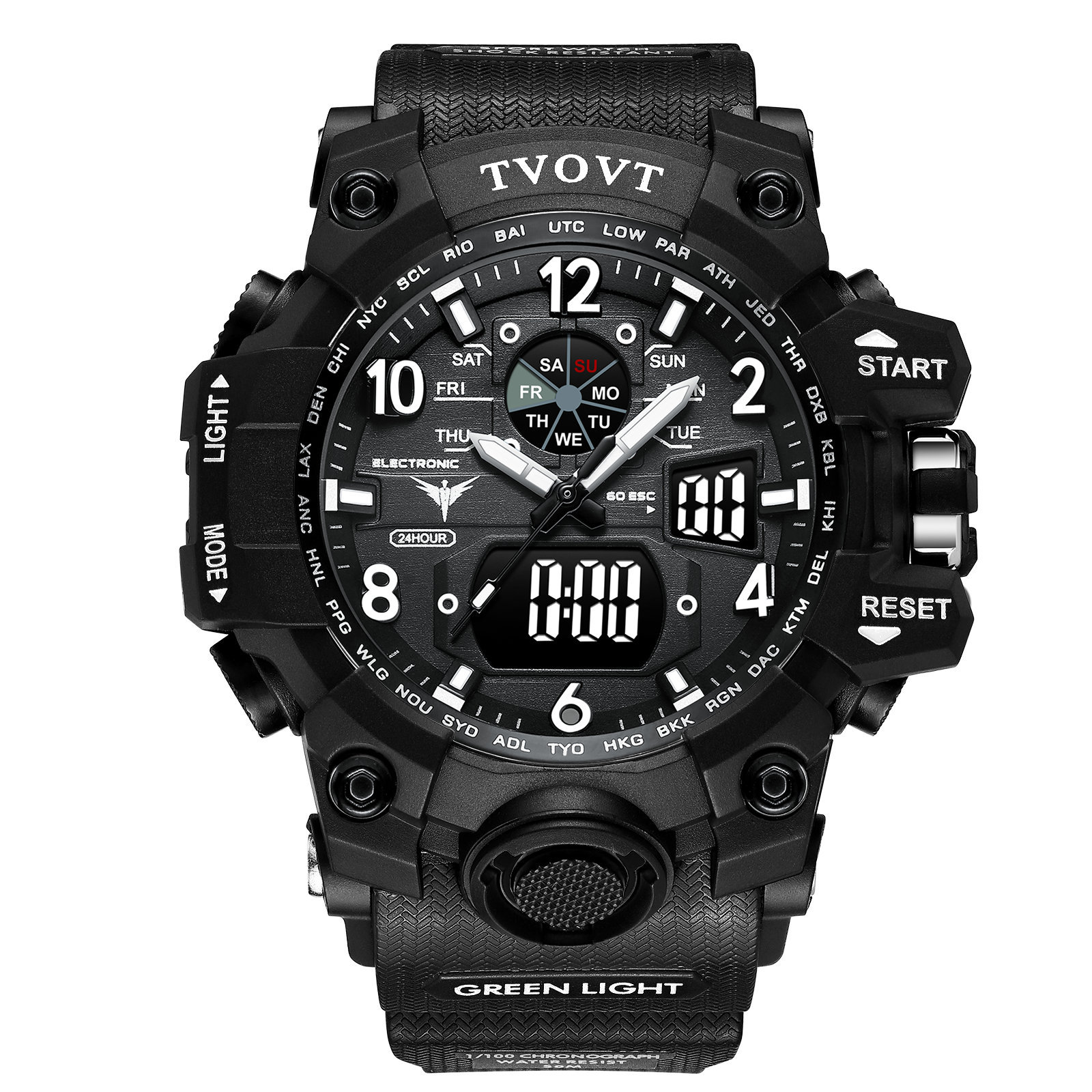 New Design Outdoor Sport Watches for Men Waterproof watch luminous multi-function watch