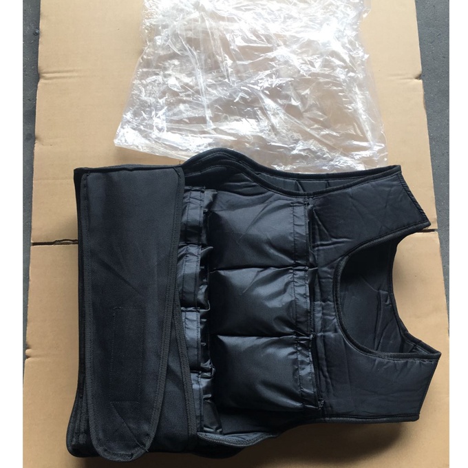 Weighted Vest 12lbs/ 20lbs/ 40lbs/ 50lbs/ 60lbs with Shoulder Pads Option
