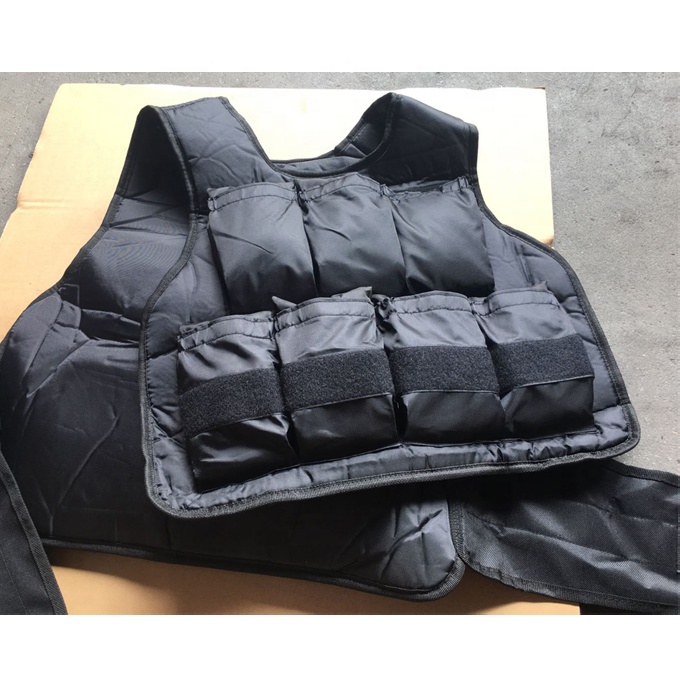 Weighted Vest 12lbs/ 20lbs/ 40lbs/ 50lbs/ 60lbs with Shoulder Pads Option