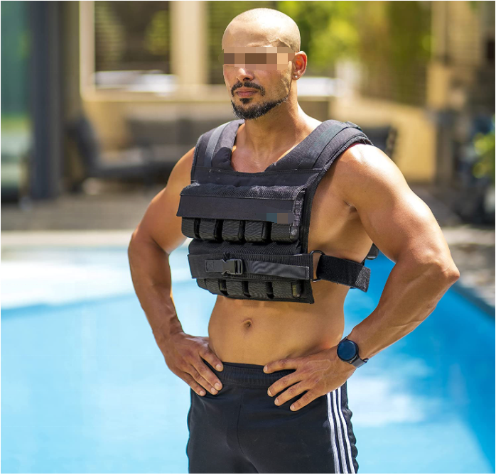 ONESTARSPORTS Fitness Sand Filled Walking Weighted Work Out Vest