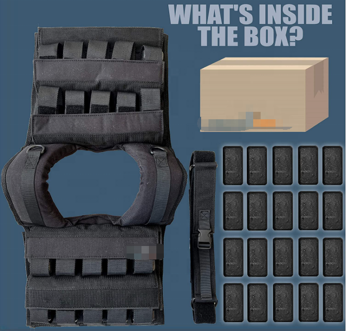 ONESTARSPORTS Fitness Sand Filled Walking Weighted Work Out Vest