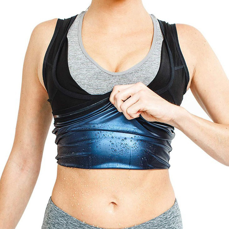 Men Sauna Sweat Vest Men Waist Trainer Sauna Suits Women Sauna Tank Top for Weight Loss Body Shaper Shapewear