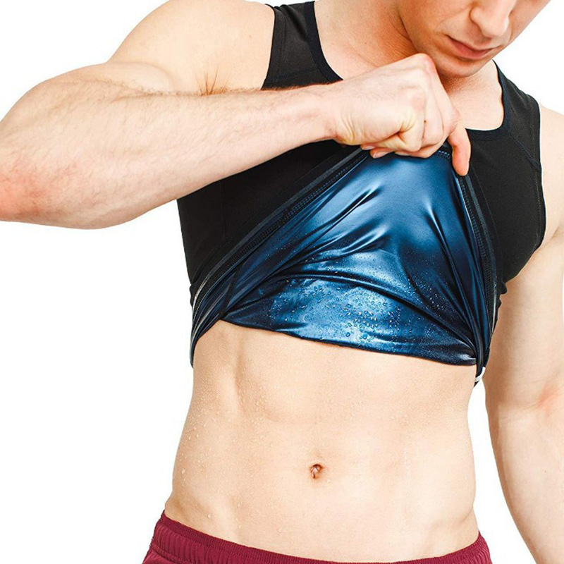 Men Sauna Sweat Vest Men Waist Trainer Sauna Suits Women Sauna Tank Top for Weight Loss Body Shaper Shapewear