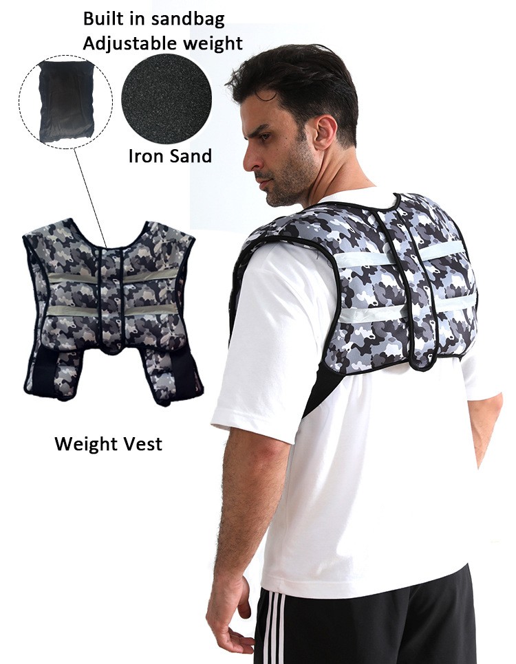's low price Polyester fiber workout vest weight for exercise fitness