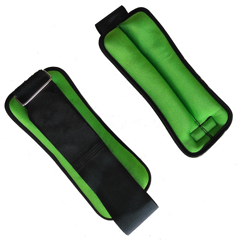 Gym Strength Training Straps Weight Lifting Sandbag    Black Wraps 1Kg 0.25Kg Adjustable Wrist Ankle 