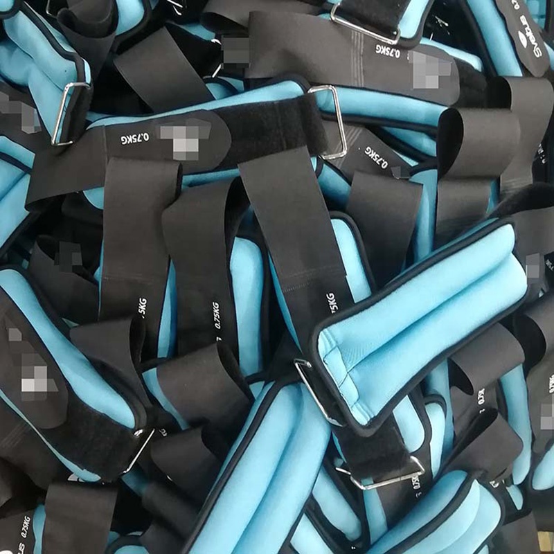 Gym Strength Training Straps Weight Lifting Sandbag    Black Wraps 1Kg 0.25Kg Adjustable Wrist Ankle 