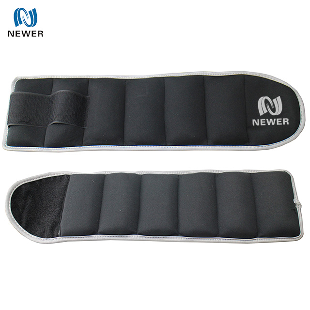  color brand gym 1lb 2lb 3lb wrist adjustable  ankle weights set